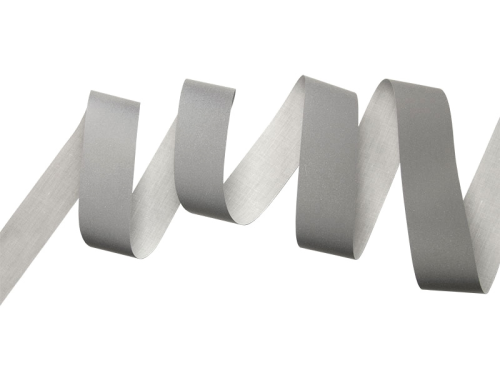 Taśma odblaskowa - Szara