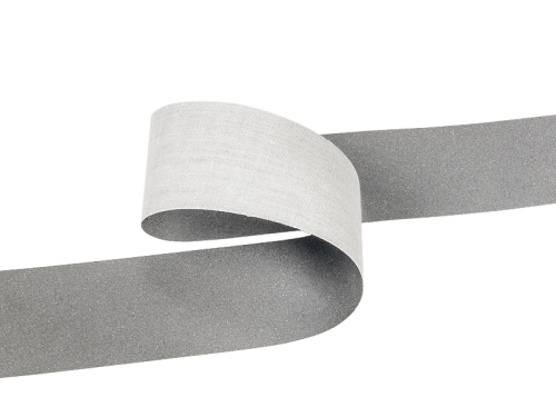 Taśma odblaskowa - Szara