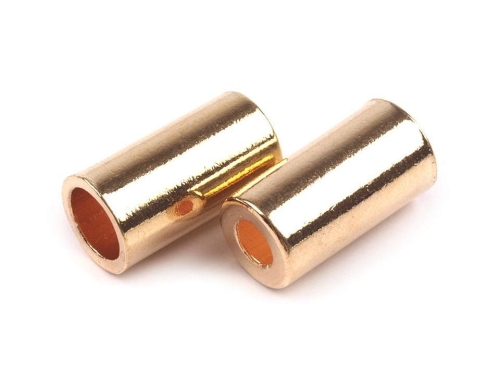 Końcówka metalowa Ø 3,5-5 mm - Złoty