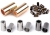 Końcówki metalowe (Ø 3,5-5 mm) (5 kolorów)