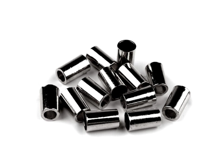 Końcówka metalowa Ø5 mm - Ciemny nikiel