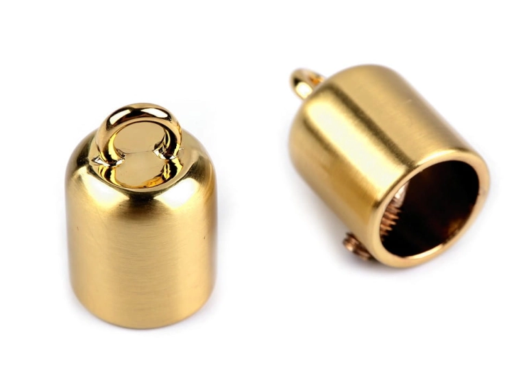 Końcówki do sznurka - maks. 9,3 mm - Złoty