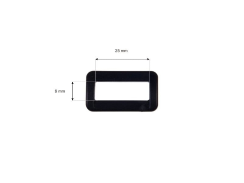 Ramka plastikowa - 25 mm - Wymiary