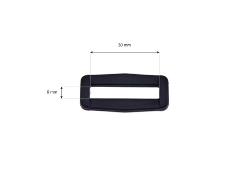 Ramka plastikowa - 30 mm (niska) - Wymiary