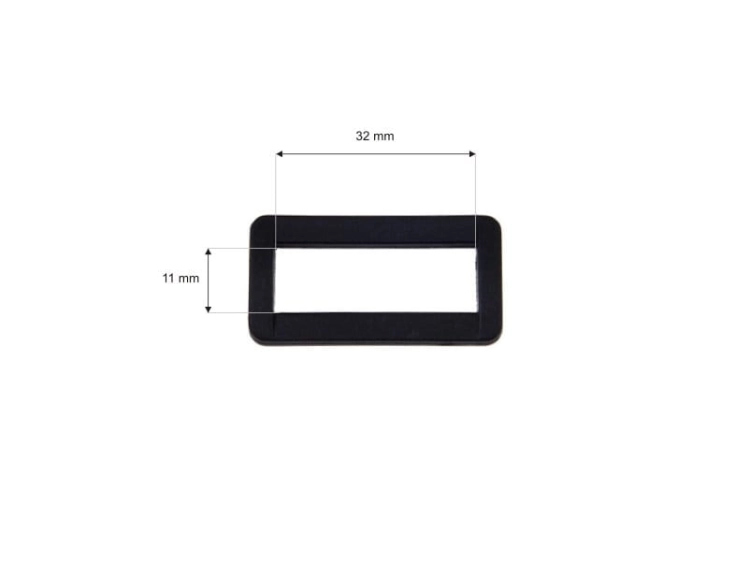 Ramka plastikowa - 32 mm - Wymiary