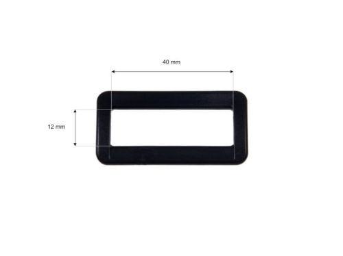 Ramka plastikowa - 40 mm - Wymiary