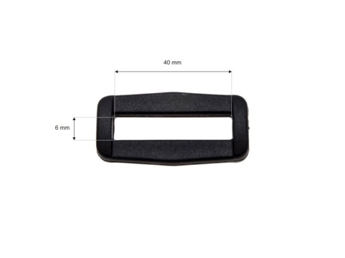 Ramka plastikowa - 40 mm (niska) - Wymiary