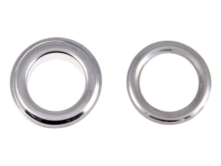 Oczka metalowe z podkładką - 20 x 32 x 6,8 mm