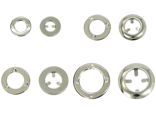 Oczka metalowe zaciskowe (12,5mm - 30mm)