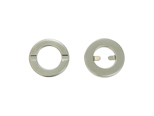 Oczka metalowe zaciskowe - 15 mm (płaskie)