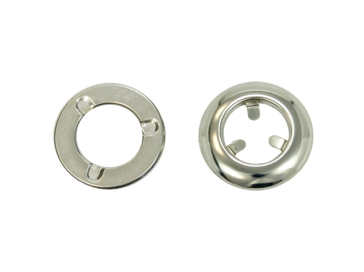 Oczka metalowe zaciskowe - 20 mm (wypukłe)