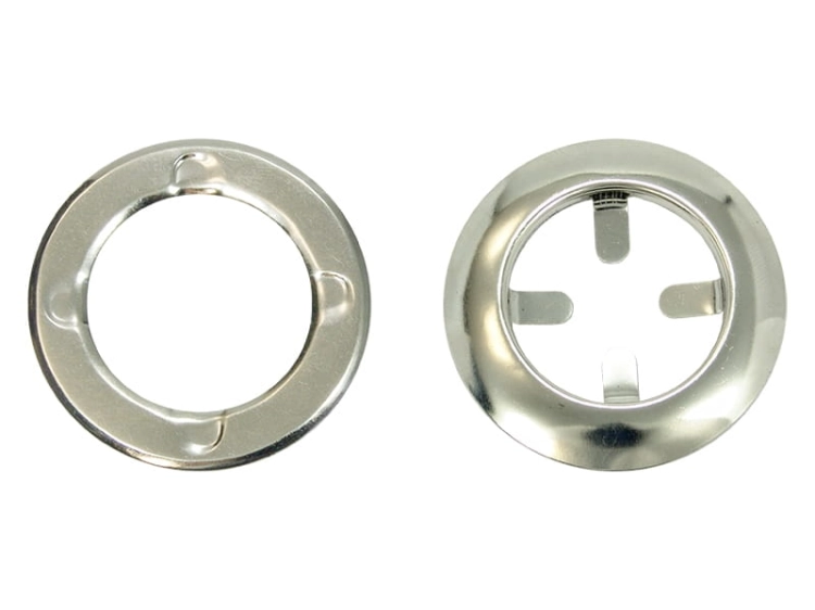 Oczka metalowe zaciskowe - 30 mm (wypukłe)