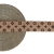 Taśma rypsowa - Lampas - LV Czarny - 40 mm