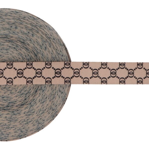 Taśma rypsowa - Lampas - GG Czarny - 30 mm