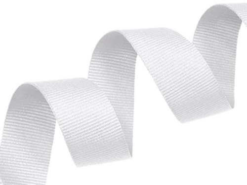 Taśma rypsowa - Lamówka - Biały - 0001