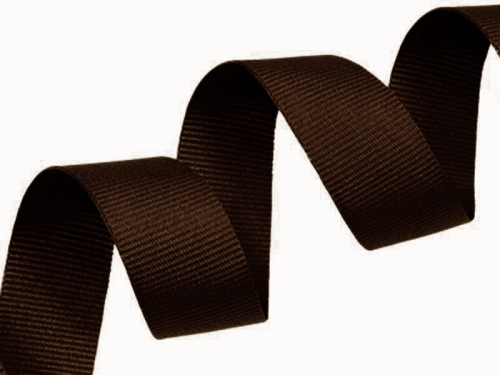 Taśma rypsowa - Lamówka - Ciemny brązowy - 1363