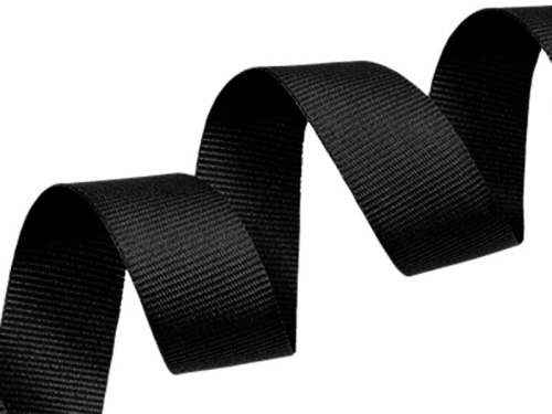 Taśma rypsowa - Lamówka - Czarny - 0099