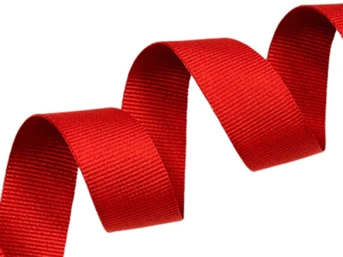 Taśma rypsowa - Lamówka - Czerwony - 1352