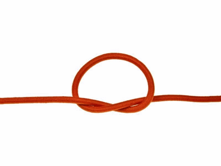 Guma okrągła - 3 mm - Ciemny pomarańczowy - 053