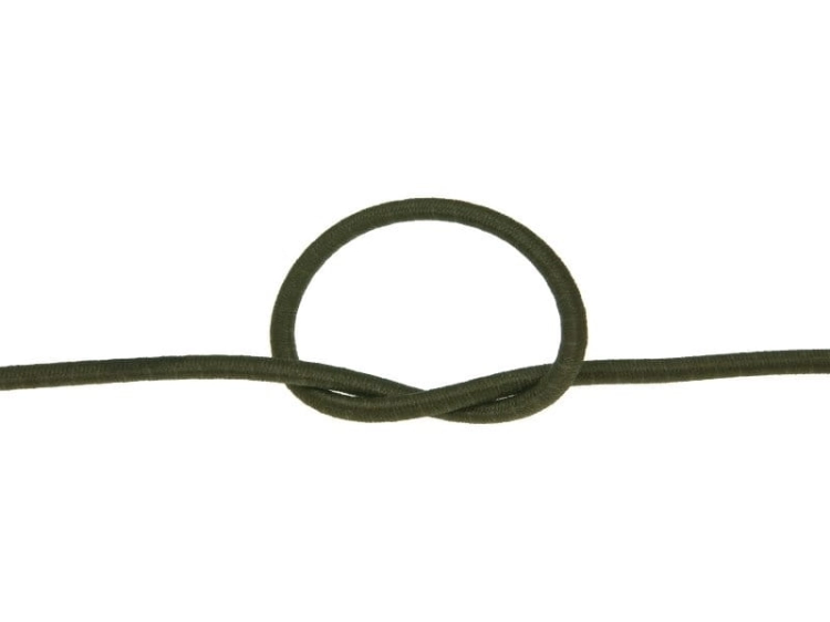 Guma okrągła - 3 mm - Khaki - 173