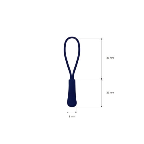 Przywieszka do suwaka - Chabrowy - 220