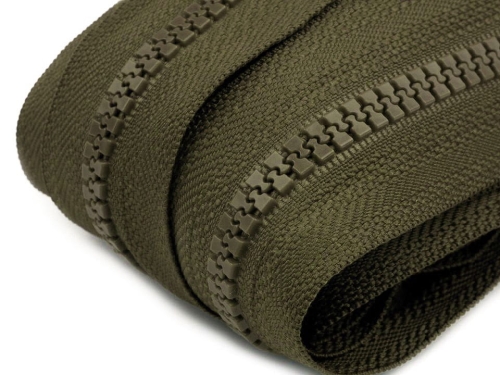 Taśma suwakowa kostkowa '5' - Khaki