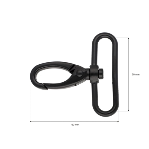 Karabińczyk Krab - 50 mm - Czarny