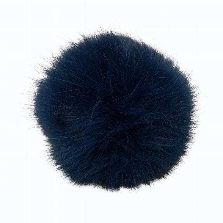 Pompon futrzany - Ciemny morski