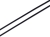 Żyłka do bransoletek - 0,5 mm - Czarny
