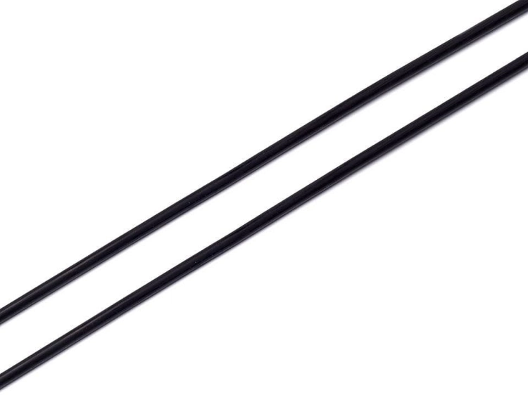 Żyłka do bransoletek - 0,5 mm - Czarny