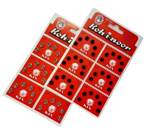 Zatrzaski metalowe '0'