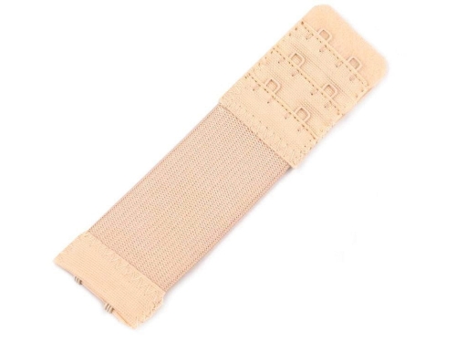 Haftki do staników - 2-rzędowe - Elastyczne - Cieliste