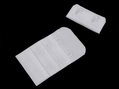 Haftki do staników - 2-rzędowe - Stabilne - Białe