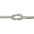 Sznurek 5 mm - Jasny szary - 336