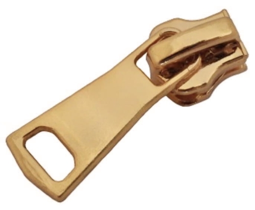 Suwak do zamka metalowego - Otwieracz - Złoty