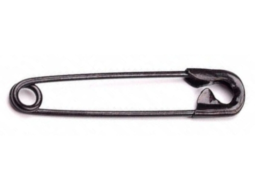 Agrafki - 23 mm - Czarny