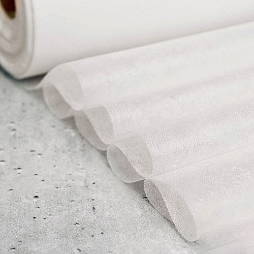 Flizelina - Wkład odzieżowy z klejem - Biała