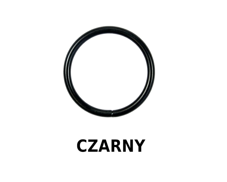 Kółko metalowe - Czarny