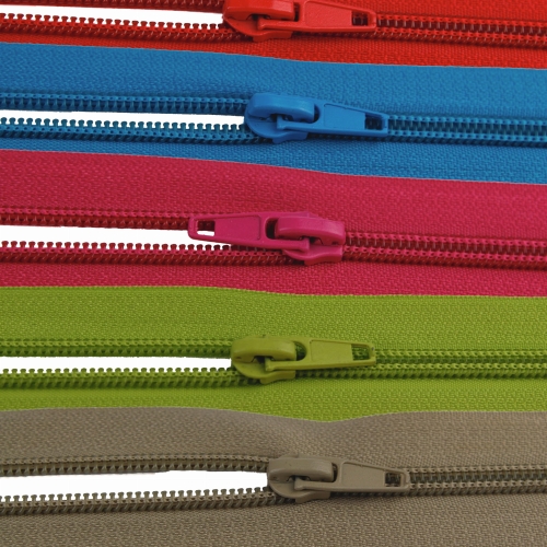 Zamki spiralne 5 (12cm - 100cm) - 24 kolory