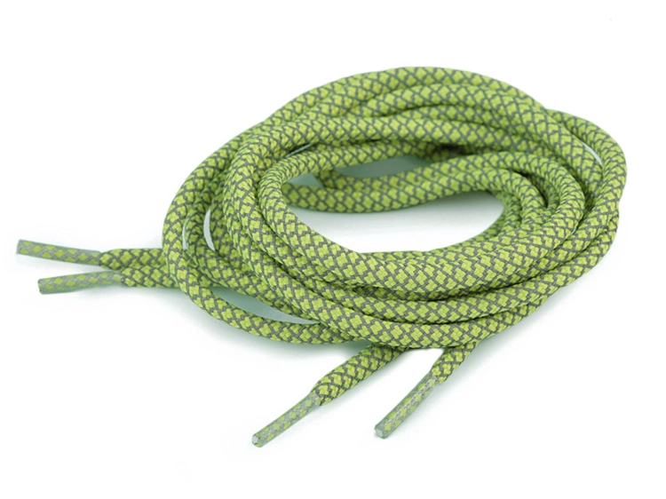 Sznurówki odblaskowe - 120 cm - Żółty odblaskowy