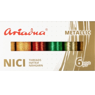 Metallic Earth - Zestaw Nici Ariadna - 6 szpulek