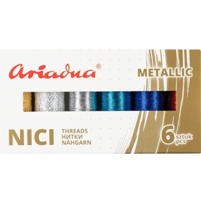 Metallic Sky - Zestaw Nici Ariadna - 6 szpulek