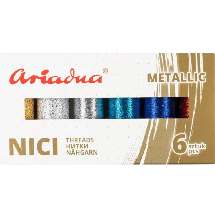 Metallic Sky - Zestaw Nici Ariadna - 6 szpulek