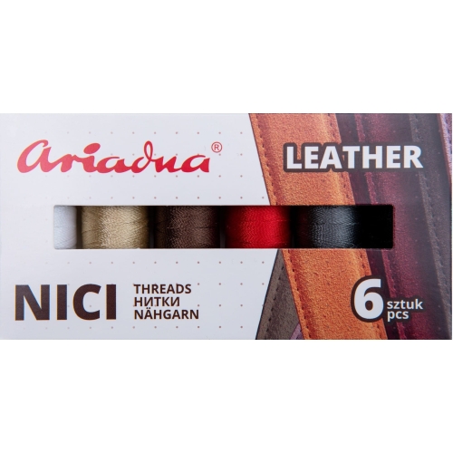 Leather - Zestaw Nici Ariadna - 6 szpulek