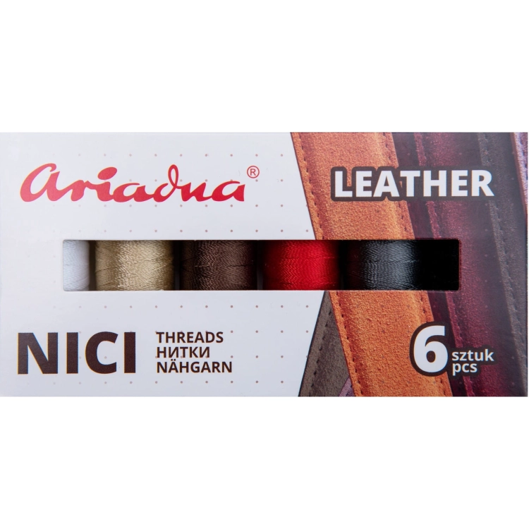 Leather - Zestaw Nici Ariadna - 6 szpulek