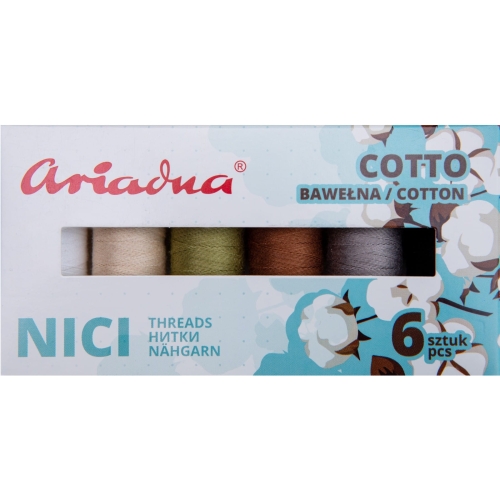 Cotto Earth - Zestaw Nici Ariadna - 6 szpulek