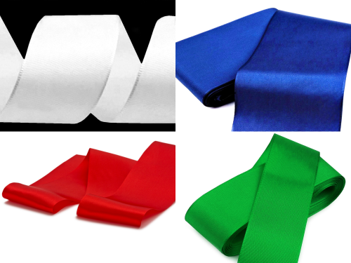 Wstążka tasiemka satynowa (50mm - 100mm) - 7 kolorów