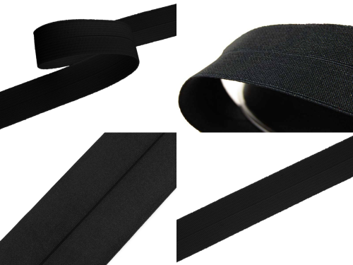 Lamówka elastyczna - Czarna (23mm - 58mm)