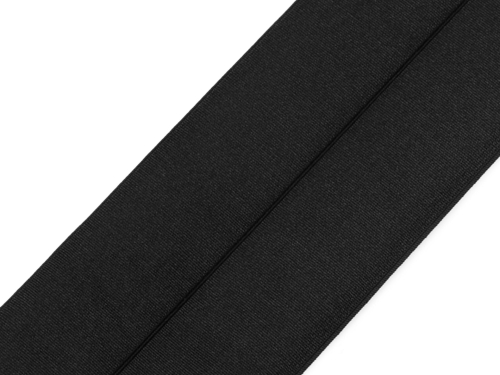 Lamówka elastyczna - Czarna - 58 mm - 0,9 mm grubości