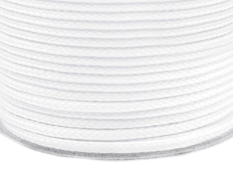 Sznurek - 3 mm - Biały